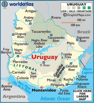 Uruguay Map Atlas